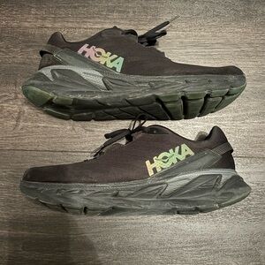 Hoka One W Elevon 2 mens size 15 Black Dark Shadow’